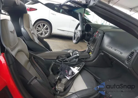 2012 Chevrolet Corvette Grand Sport из США, поврежденный, VIN 1G1YS2DW1C5110725